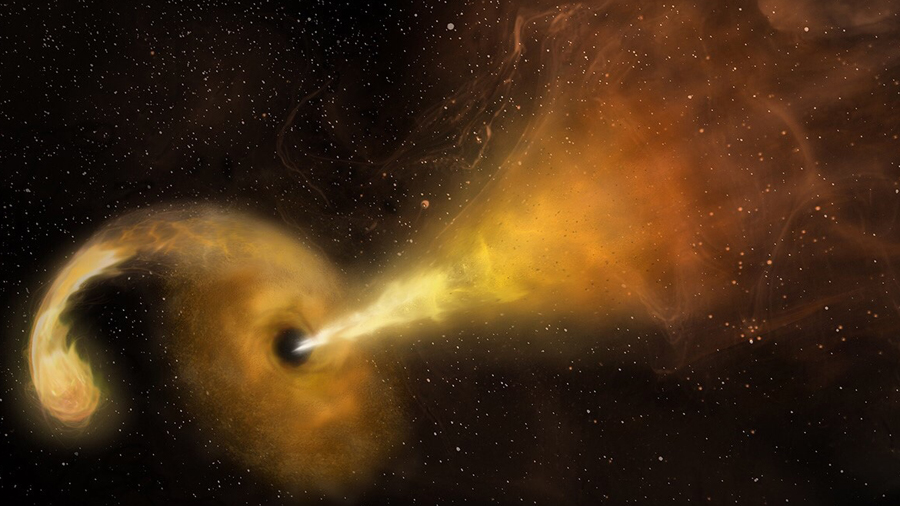 ブラックホール（出典:NASA）