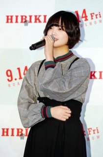 "欅坂46の平手友梨奈"から離れて響として過ごしたことは、平手にとって大きな重荷を降ろせる貴重な時間となった／欅坂46オフィシャルレポート（18年9月25日付）より