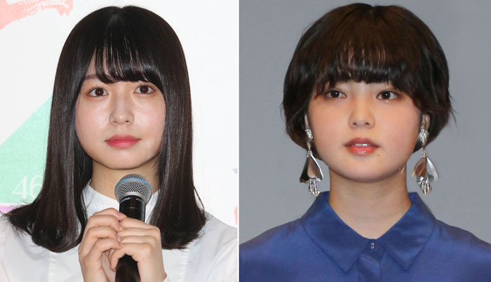 卒業発表後、欅坂46の3周年ライブを迎えた長濱（左）と、彼女を温かく見守った平手（右）／（Ｃ）日刊ゲンダイ
