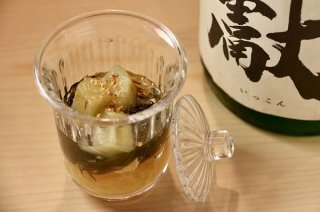 「糸ウリと焼きナスのひたし」2種類のダシで生まれる味わい