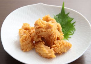 リピート率No.1「ミノ唐揚げ」 サクッと食感と独特の風味