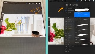 iPadに表示された有料アプリ「Procreate」¥1,600（写真:canちゃん）