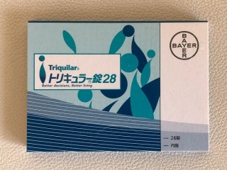 バイエル製薬の「トリキュラー錠28」を服用しています （Ｃ）コクハク