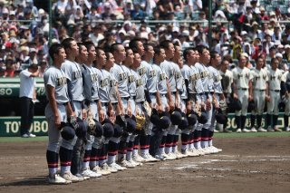 準決勝で神村学園に勝利した仙台育英ナイン（C）日刊ゲンダイ