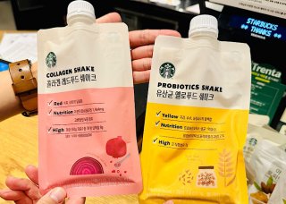 韓国のスタバにあった、ダイエットシェイク（写真・うーか）