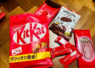 今回持ち寄ったチョコ系のお菓子（写真・うーか）