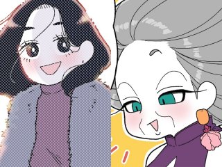 アンナちゃん、ママ（漫画:おくげちゃん）