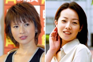 乙女塾2期生の三浦理恵子（写真左）と同1期生の大野幹代（C）日刊ゲンダイ