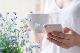 忘れな草を見て、頑張ろう（写真:iStock）