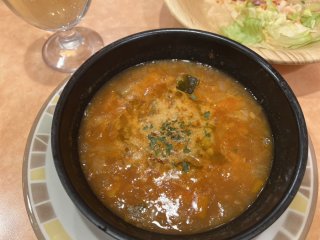 「田舎風ミネストローネ」でほっこりしてからの～