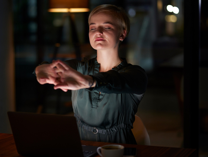 腹式呼吸を意識して（写真:iStock）