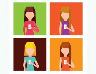 何人と連絡とってるの？（写真:iStock）