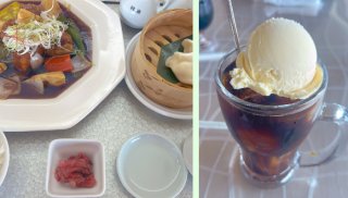 ランチはゴルフ場のレストランで（写真:canちゃん）
