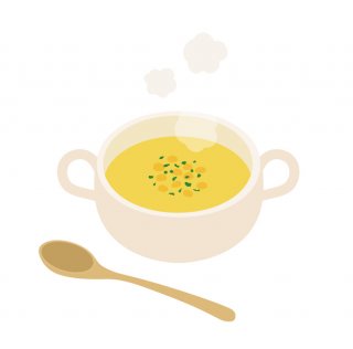 温かいスープも忘れずに（写真:iStock）