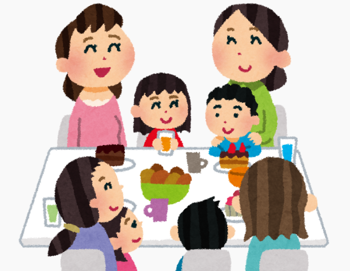 ママ友ができたよ（C）いらすとや