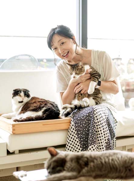 猫と暮らせる高齢者のシェアハウスをつくることが夢と話す川上さん（提供写真）