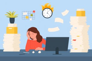仕事が終わらん（写真:iStock）