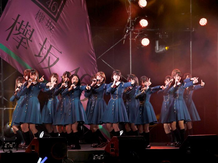 欅坂46「サイレントマジョリティー」発売記念ミニライブ（C）日刊ゲンダイ