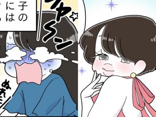 左からモジョ子、マキ（漫画:おくげちゃん）