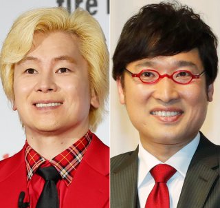カズレーザー（左）と山里亮太（Ｃ）日刊ゲンダイ