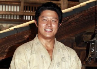 NHK大河ドラマ「西郷どん」バトンタッチセレモニーにて（C）日刊ゲンダイ
