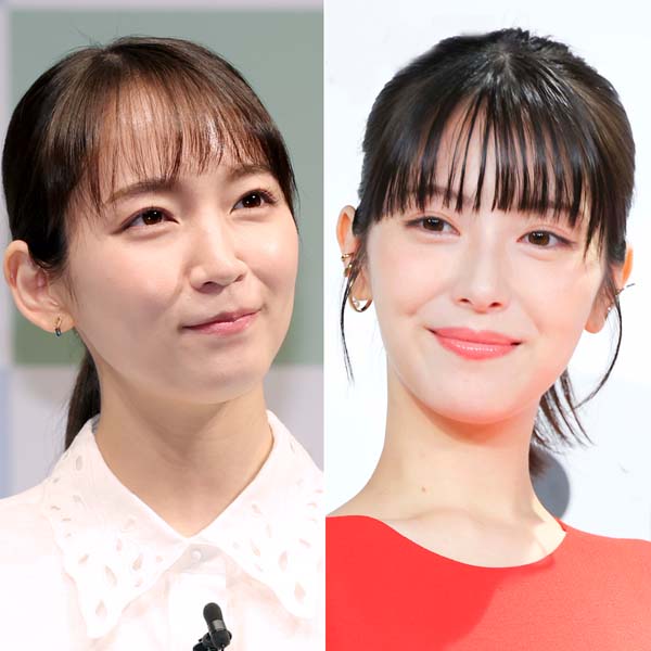 吉岡里帆(左)と浜辺美波(C)日刊ゲンダイ