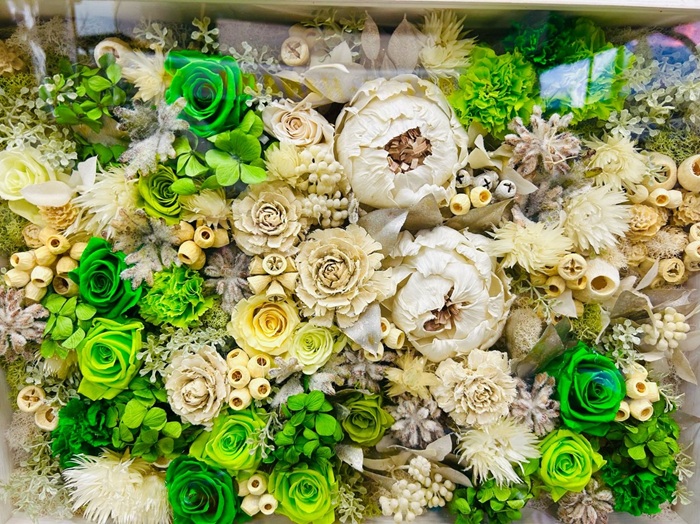 冬場はドライフラワーの季節よ／無断転載禁止（C）コクハク