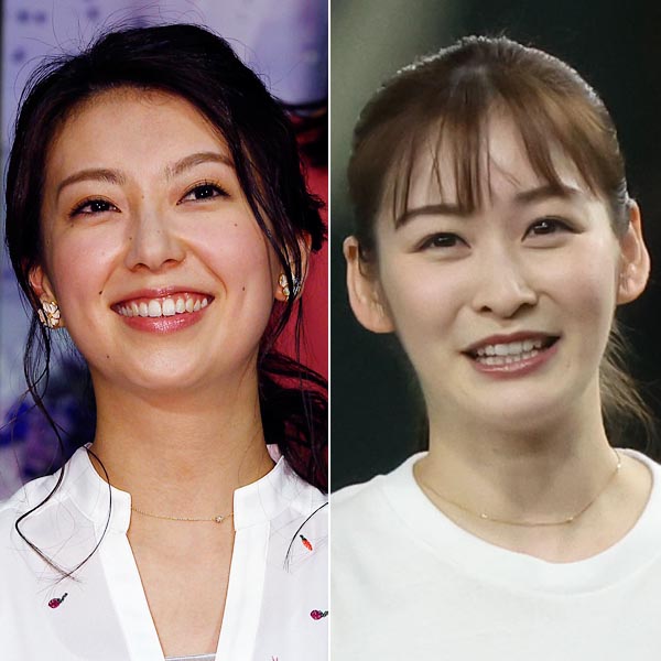 和久田麻由子アナ（左）と岩田絵里奈アナ（Ｃ）日刊ゲンダイ